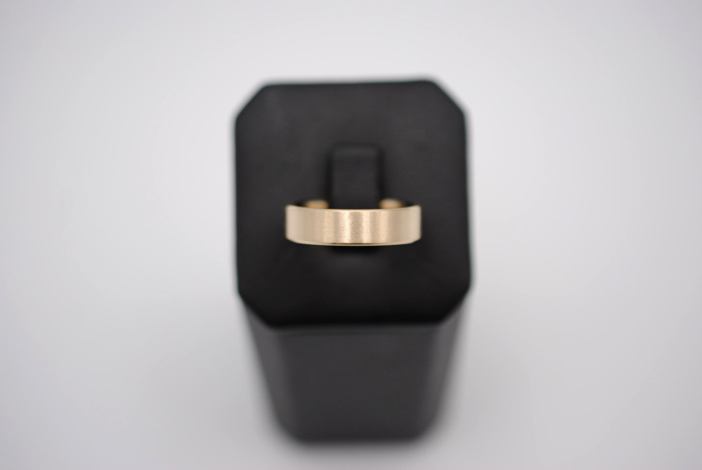 Ring Band: Brushed Texture, Yellow Gold, 5mm Width