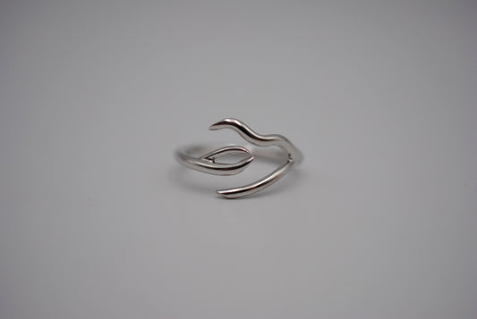 Branch Rhodium Roots Ring