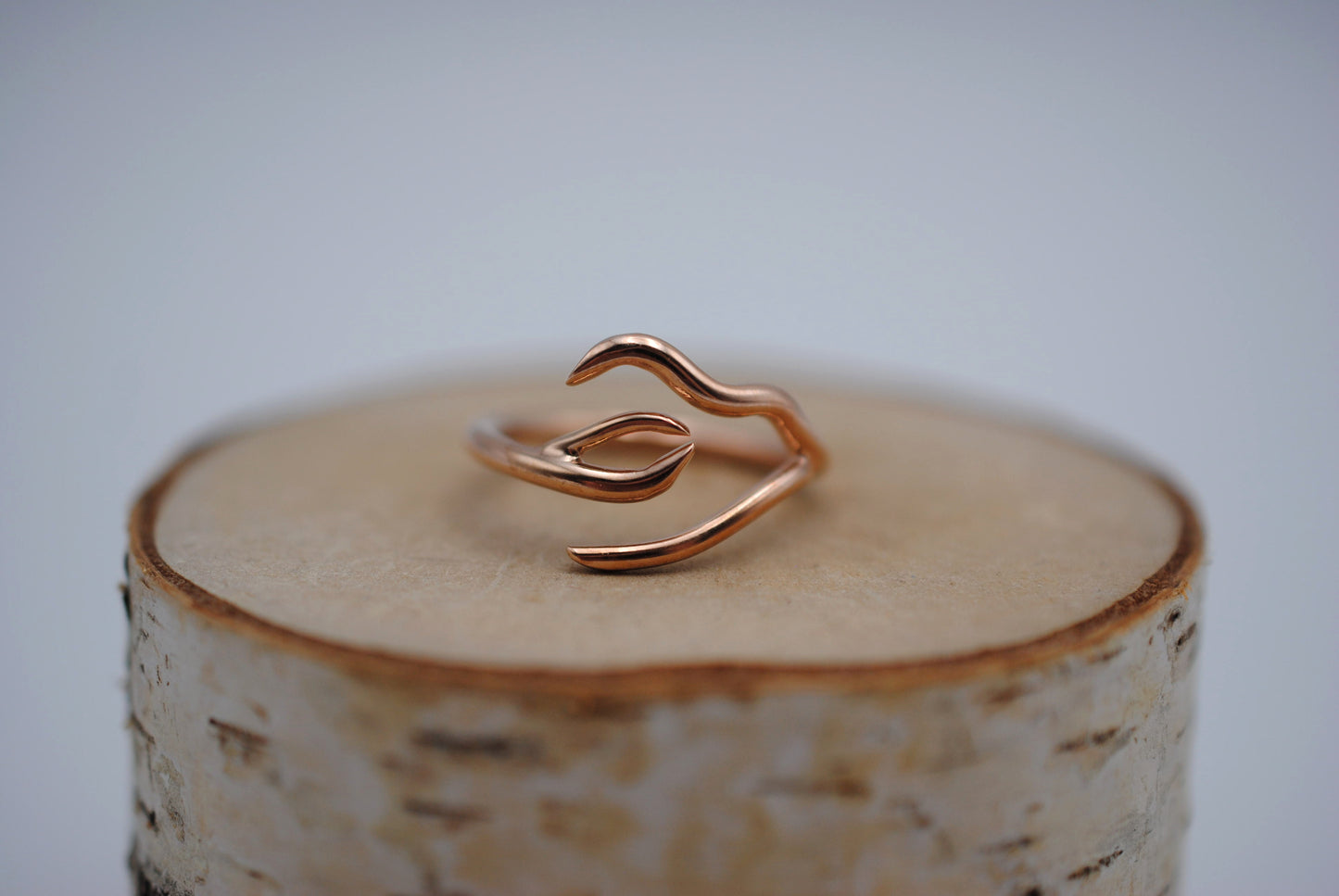 Branch Rose Gold Roots Ring