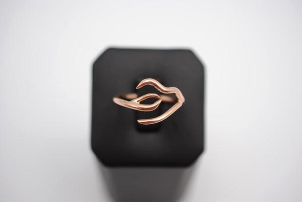 Branch Rose Gold Roots Ring