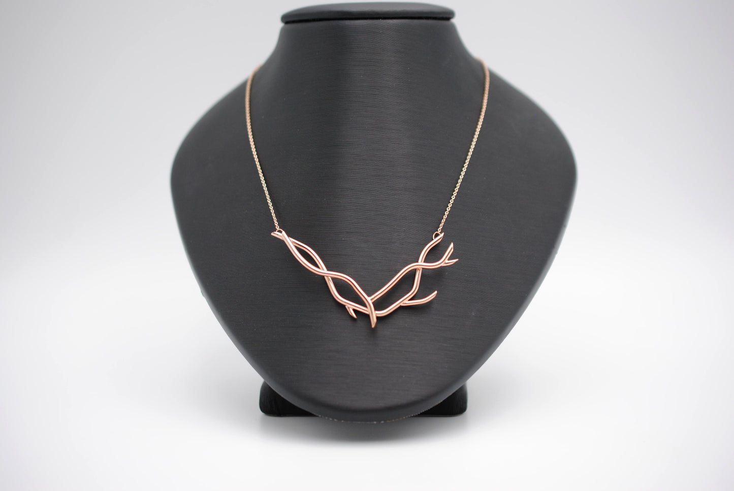 Branching Nest Rose Gold Roots Necklace