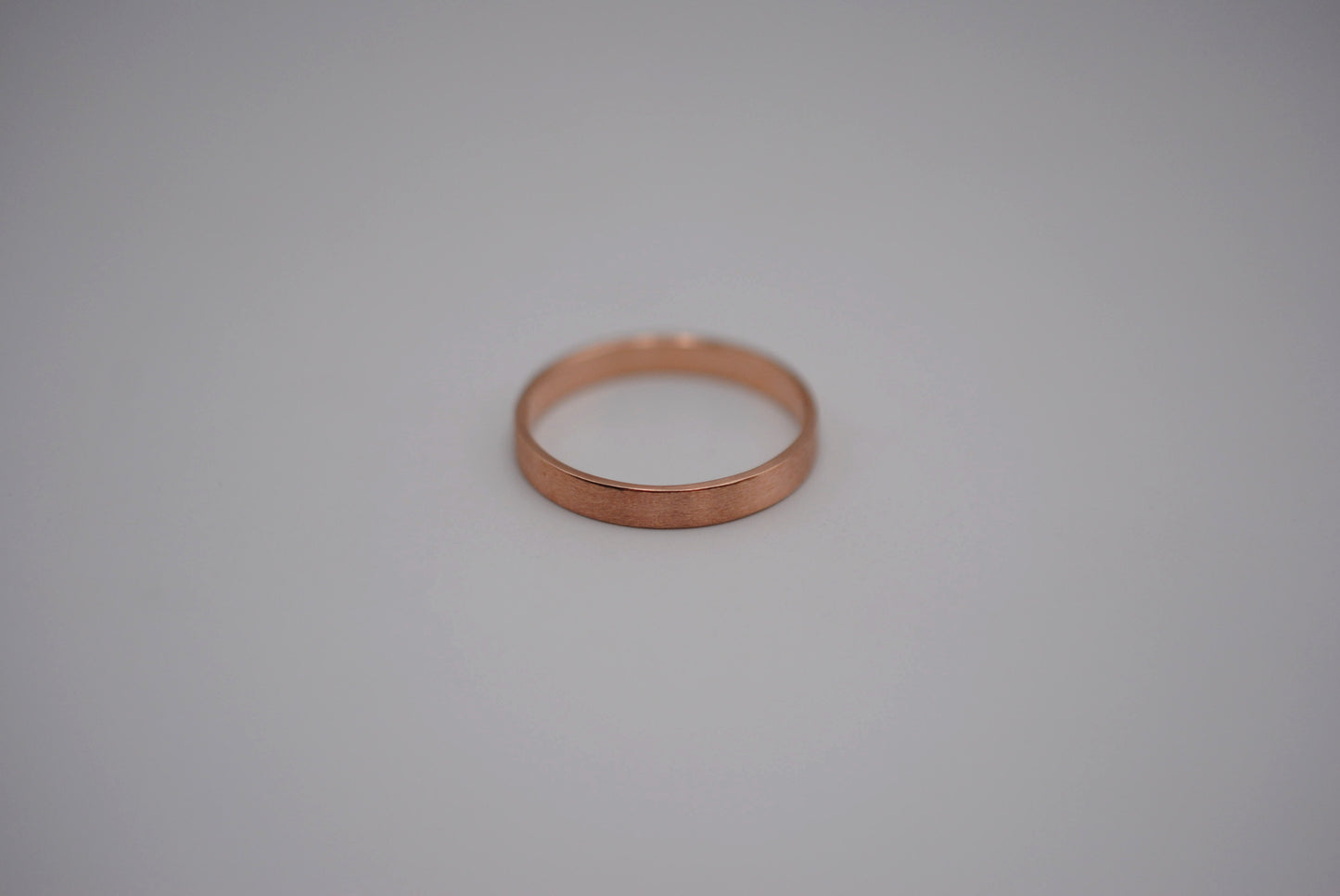 Ring Band: Rose Gold, Small, Brushed Finish