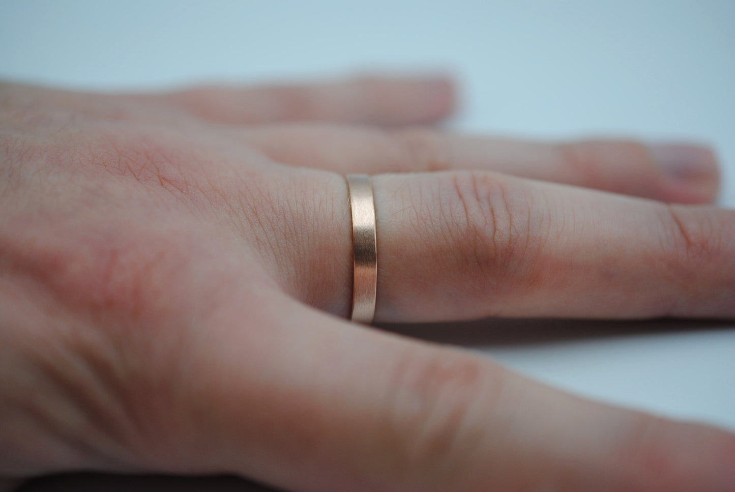 Ring Band: Rose Gold, Small, Brushed Finish