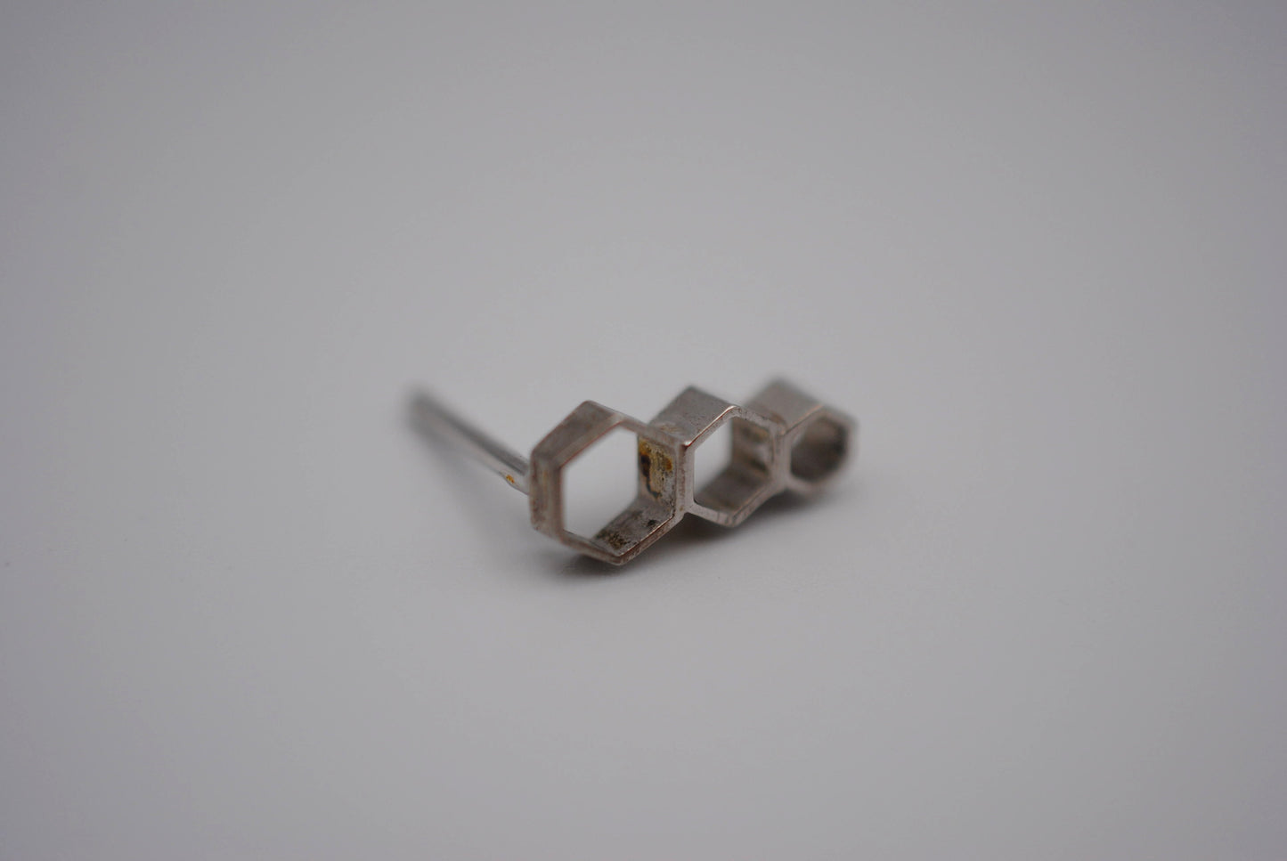 Honeycomb Post Earrings