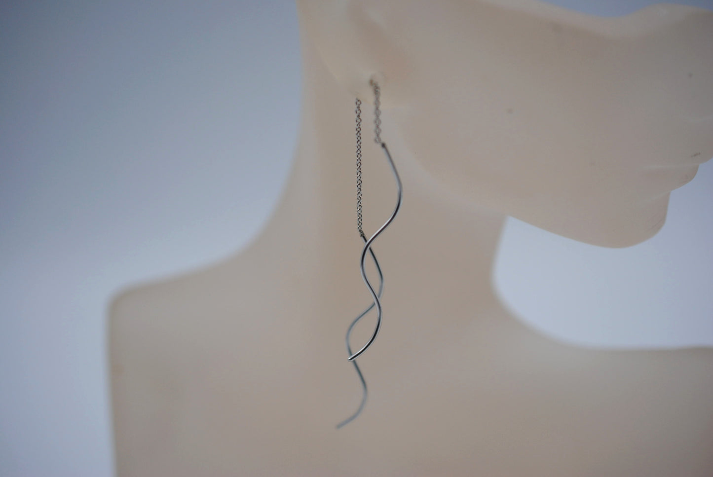 Infinity Root Threader Earrings