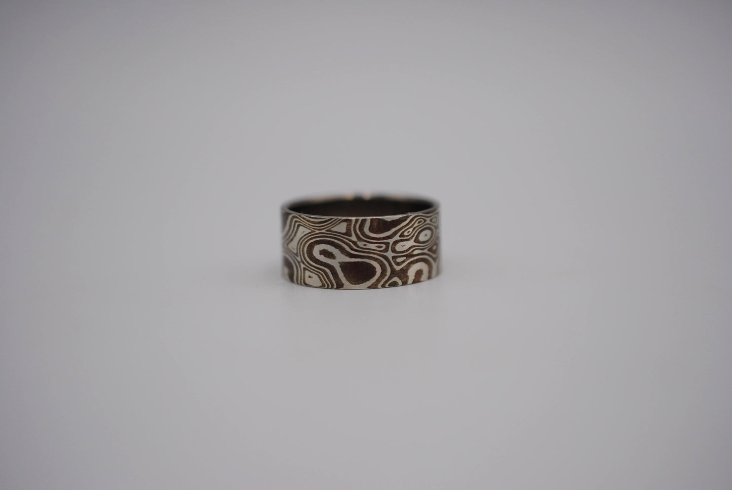 Mokume Gane: Silver and Copper Large Ring
