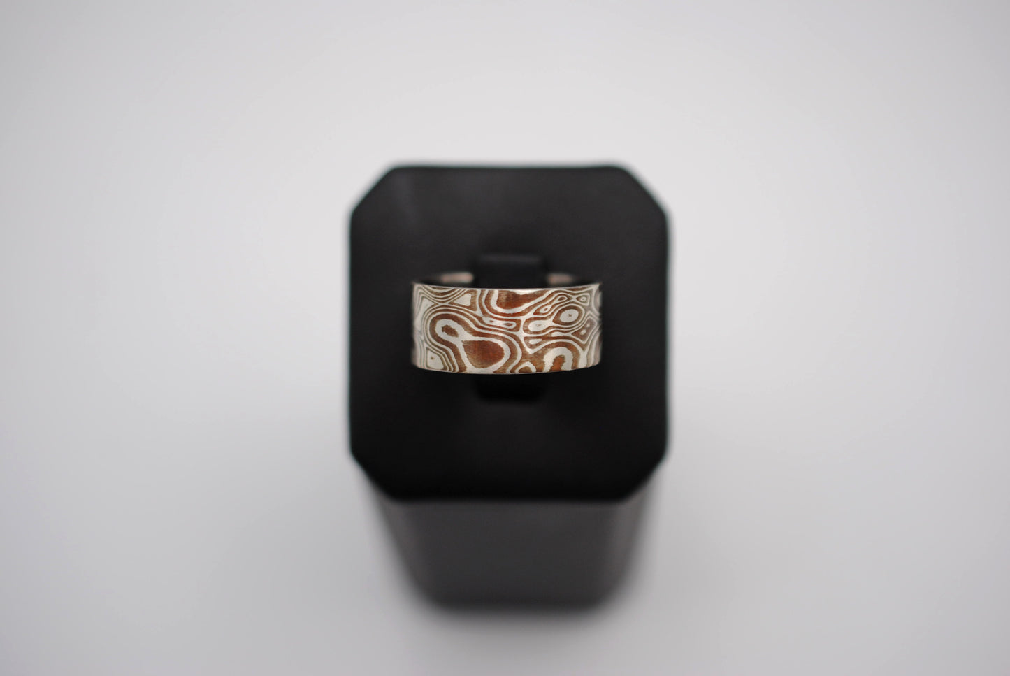Mokume Gane: Silver and Copper Large Ring