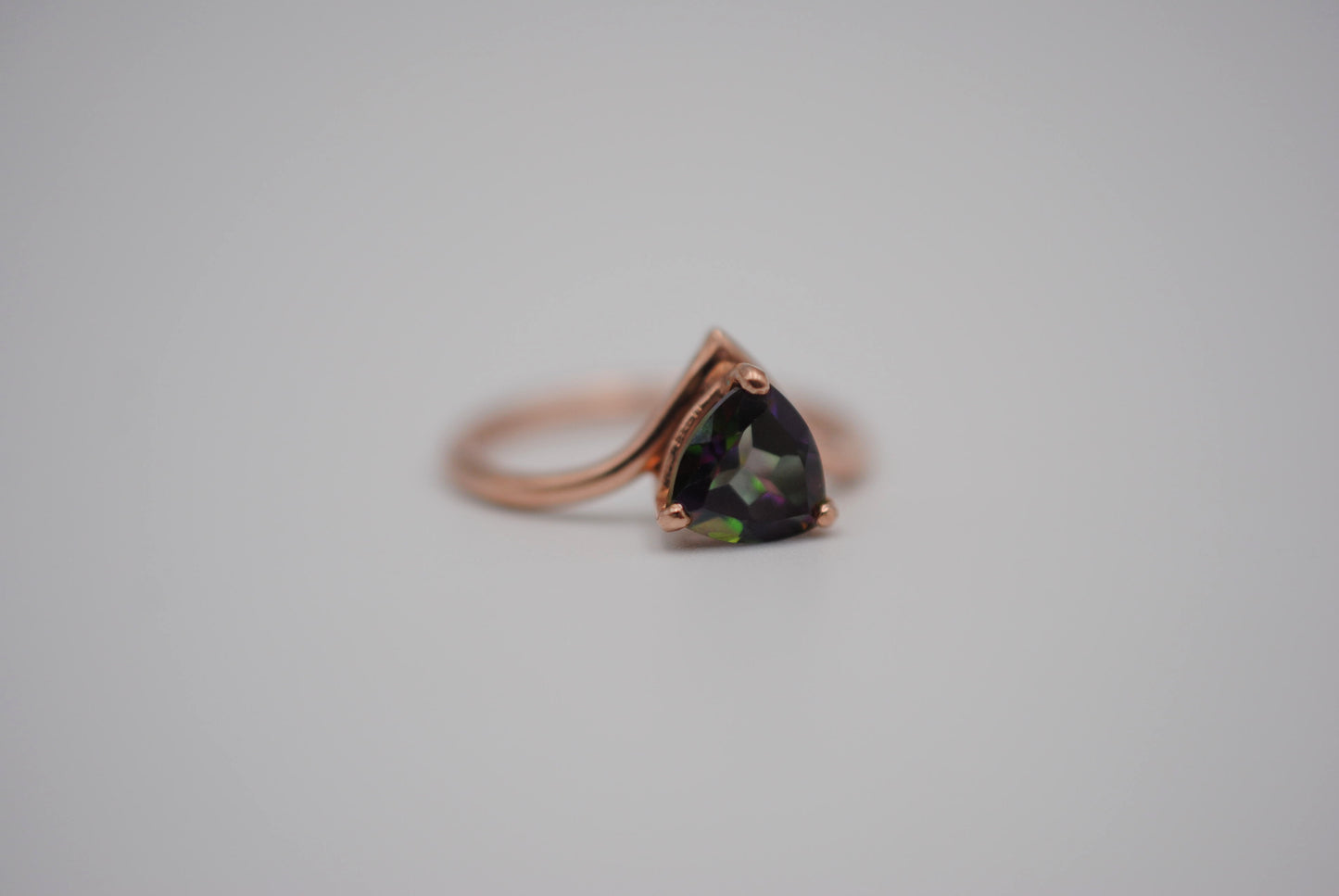 Mystic Topaz Chevron Ring