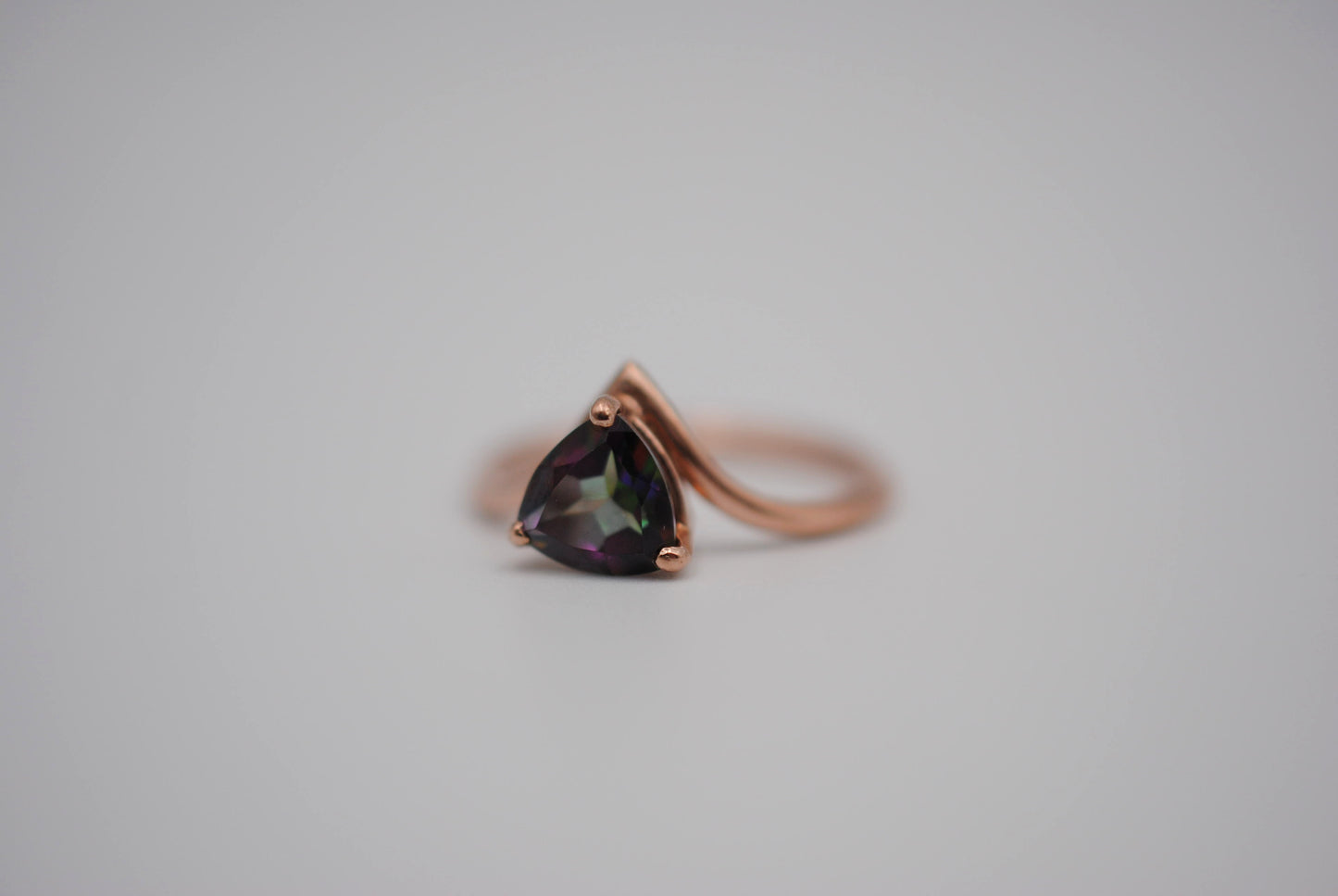 Mystic Topaz Chevron Ring