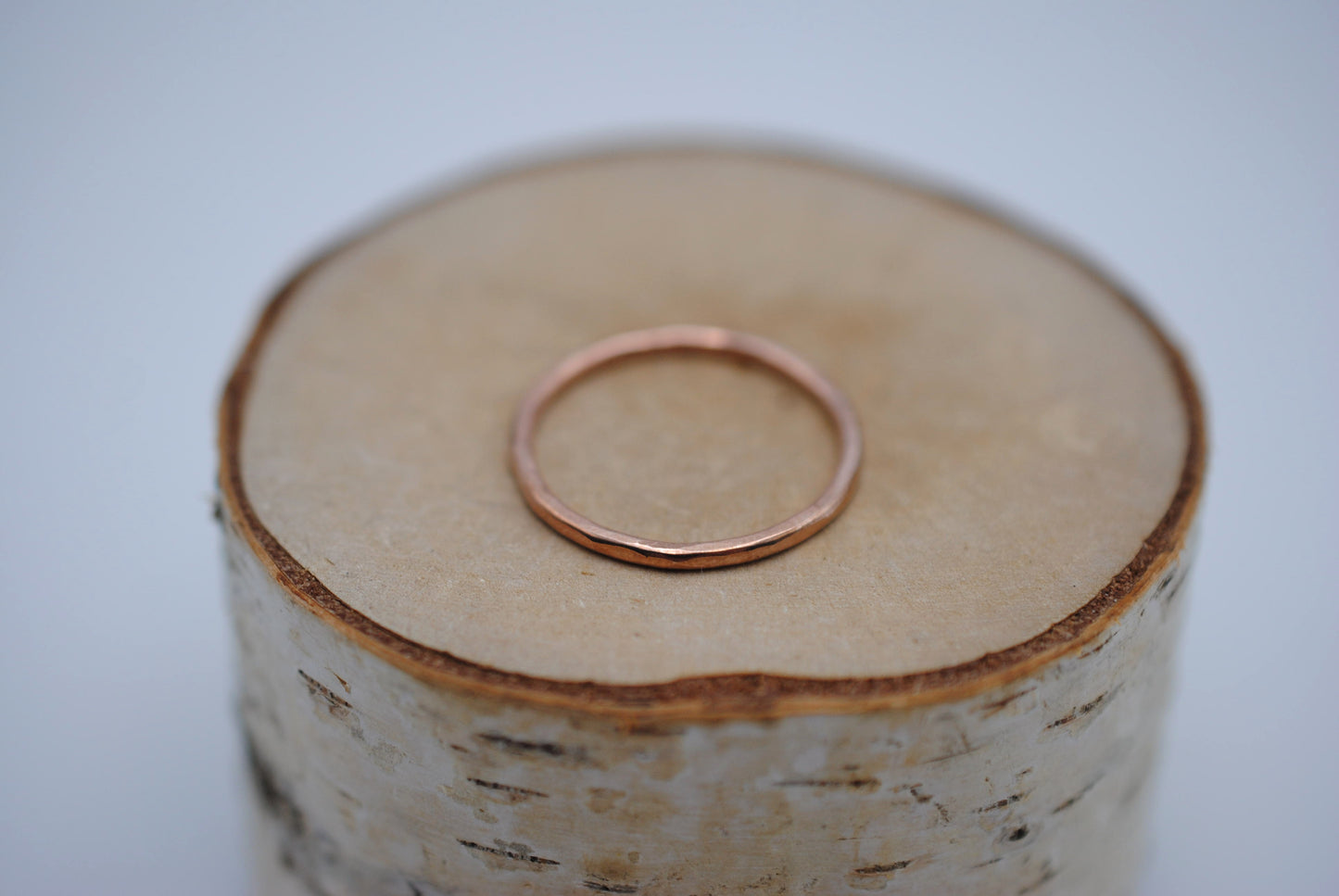 Thick Rose Gold Stacker Ring