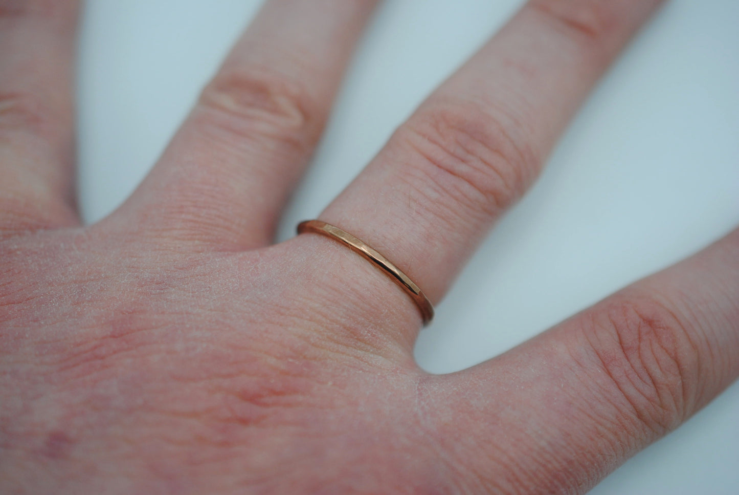 Thick Rose Gold Stacker Ring