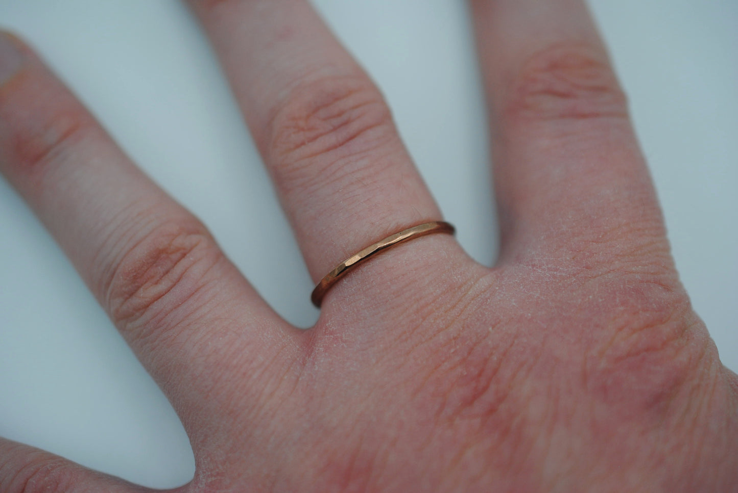 Thick Rose Gold Stacker Ring