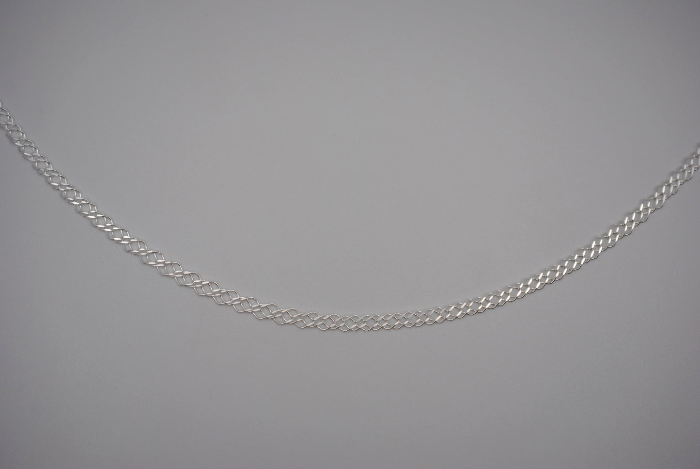 Silver Double Rombo Chain