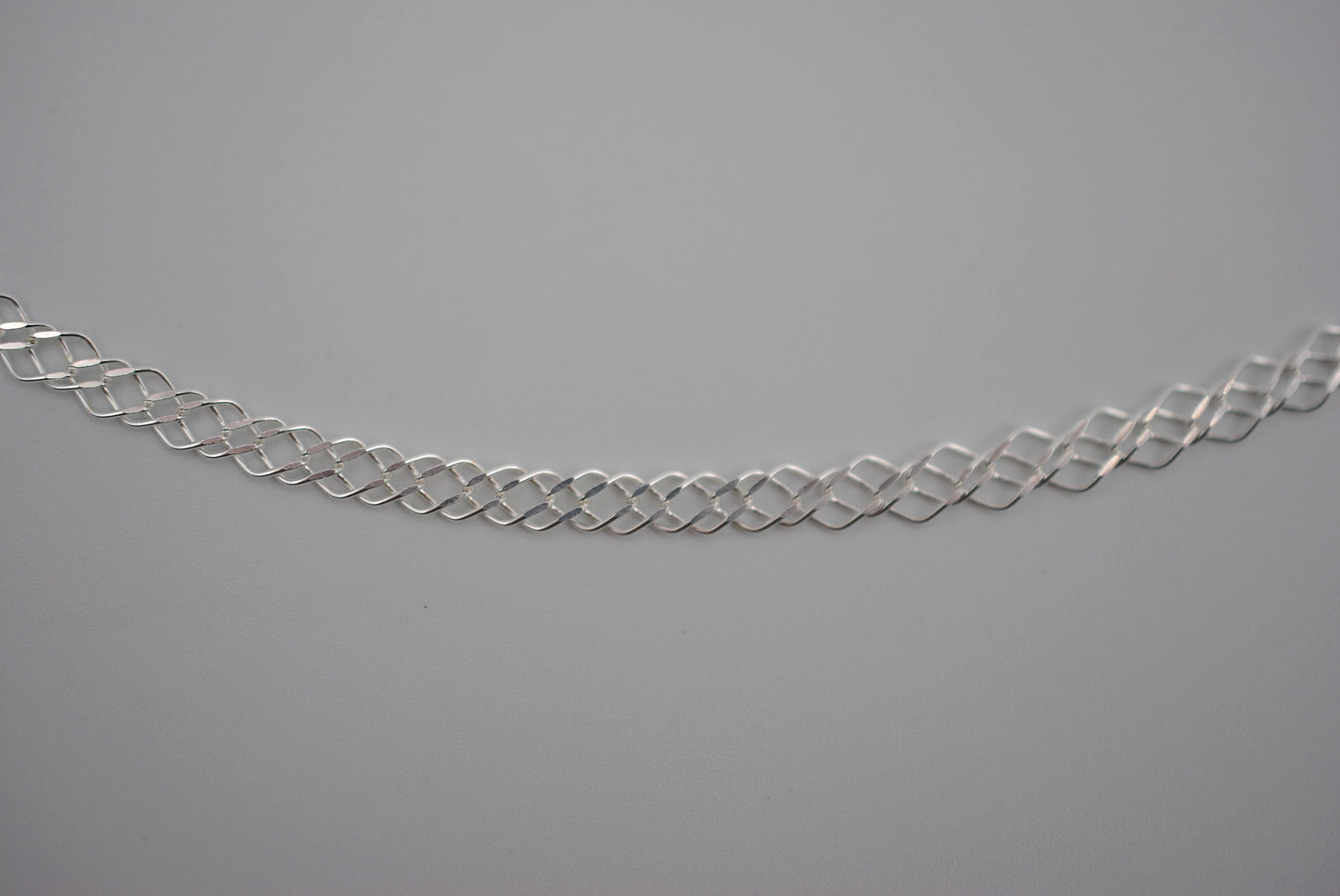 Silver Double Rombo Chain