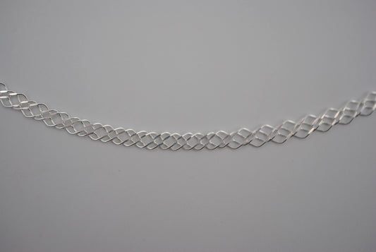 Silver Double Rombo  Chain
