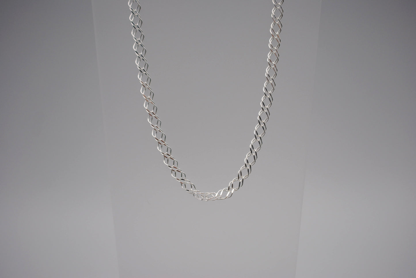 Silver Double Rombo Chain