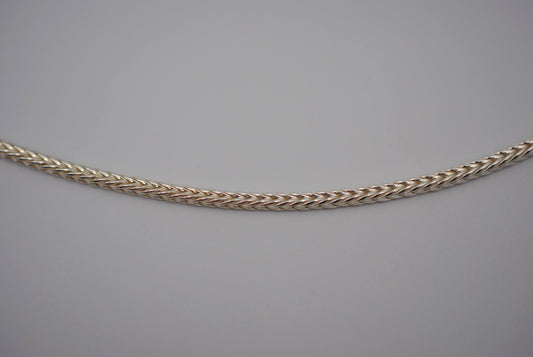 Silver Thick Foxtail Chain