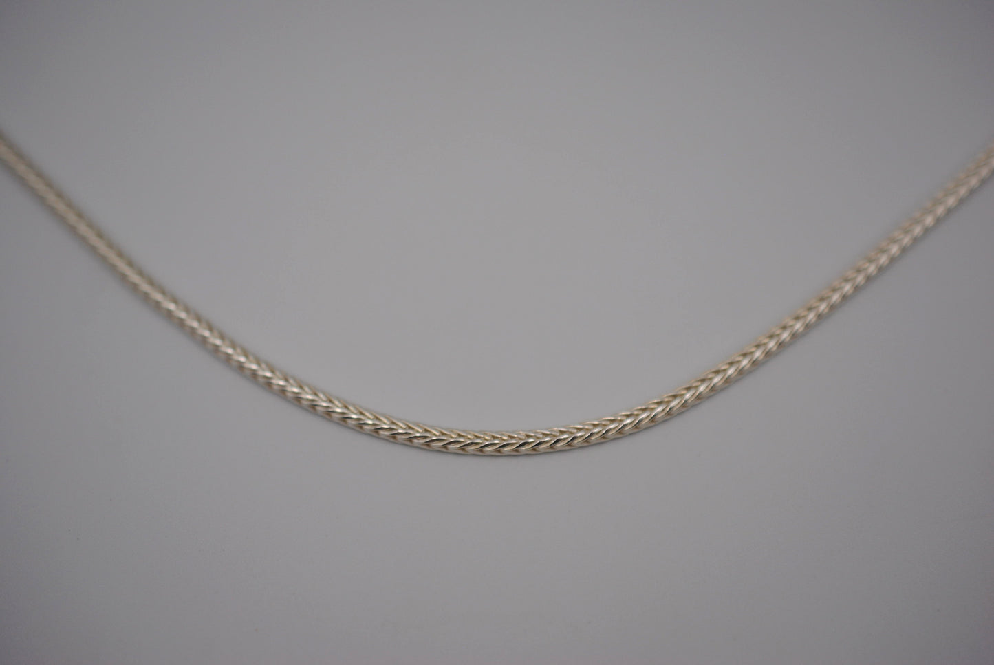 Silver Thick Foxtail Chain