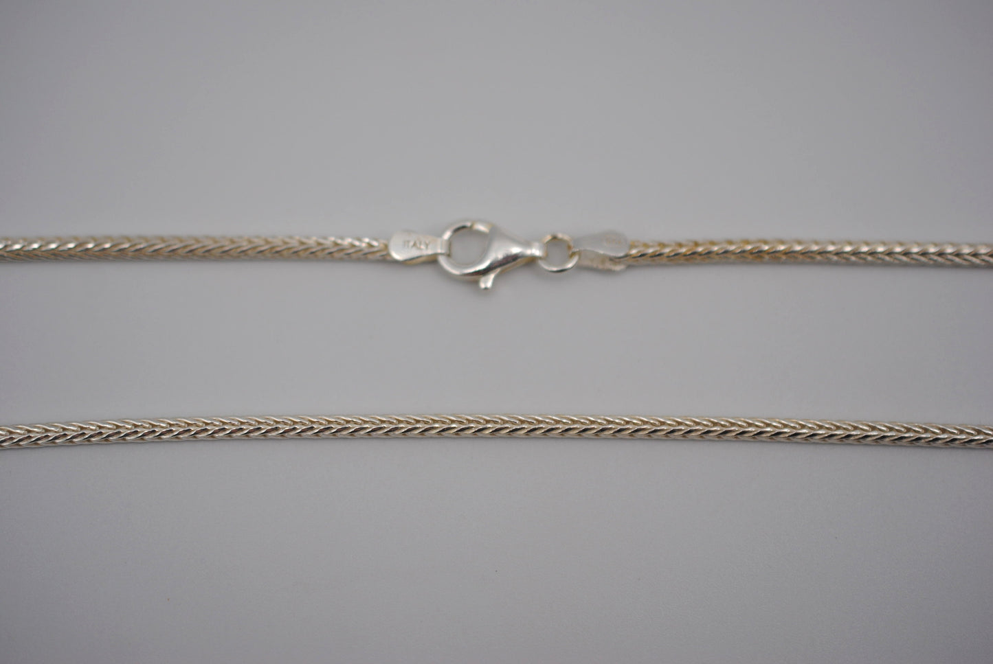 Silver Thick Foxtail Chain