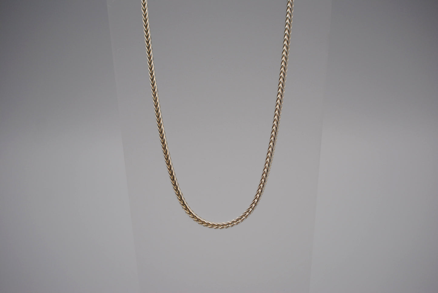Silver Thick Foxtail Chain
