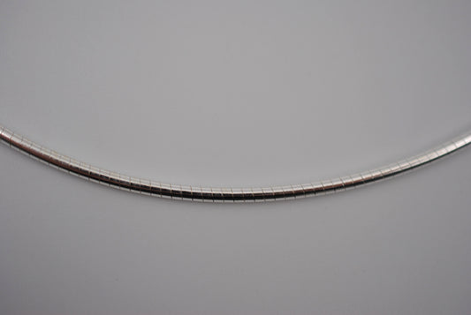Silver Thick Omega Chain