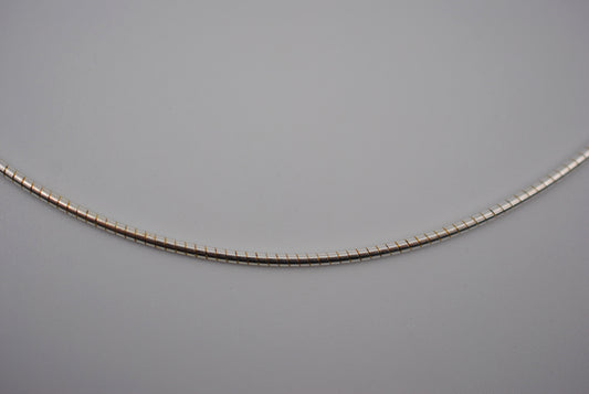Silver Thin Omega Chain