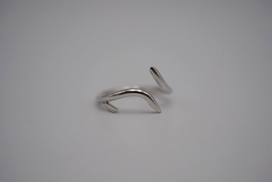 Sprout Rhodium Roots Ring