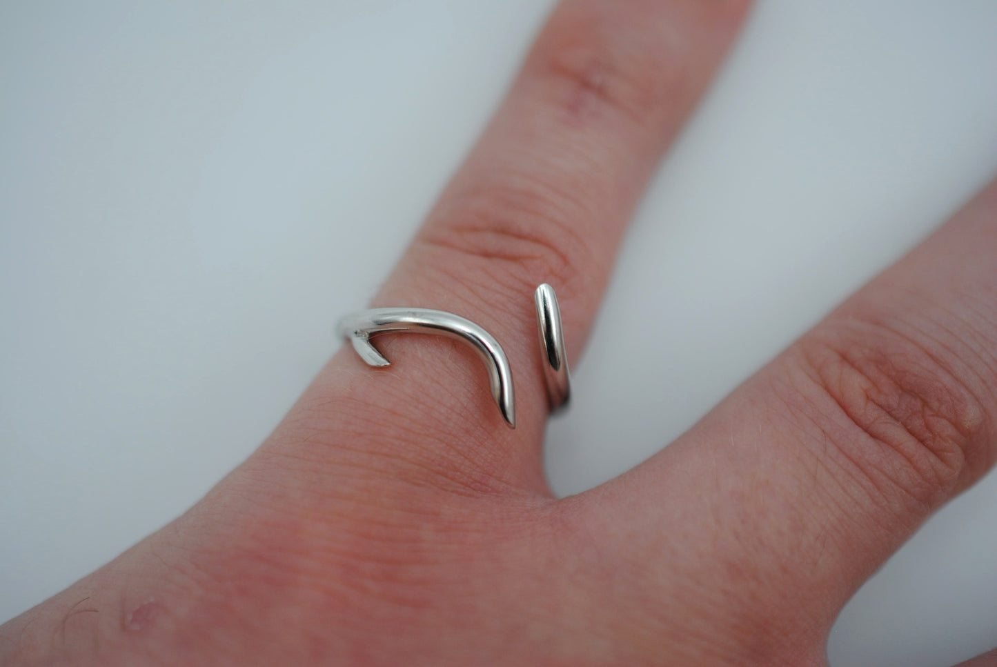 Sprout Rhodium Roots Ring