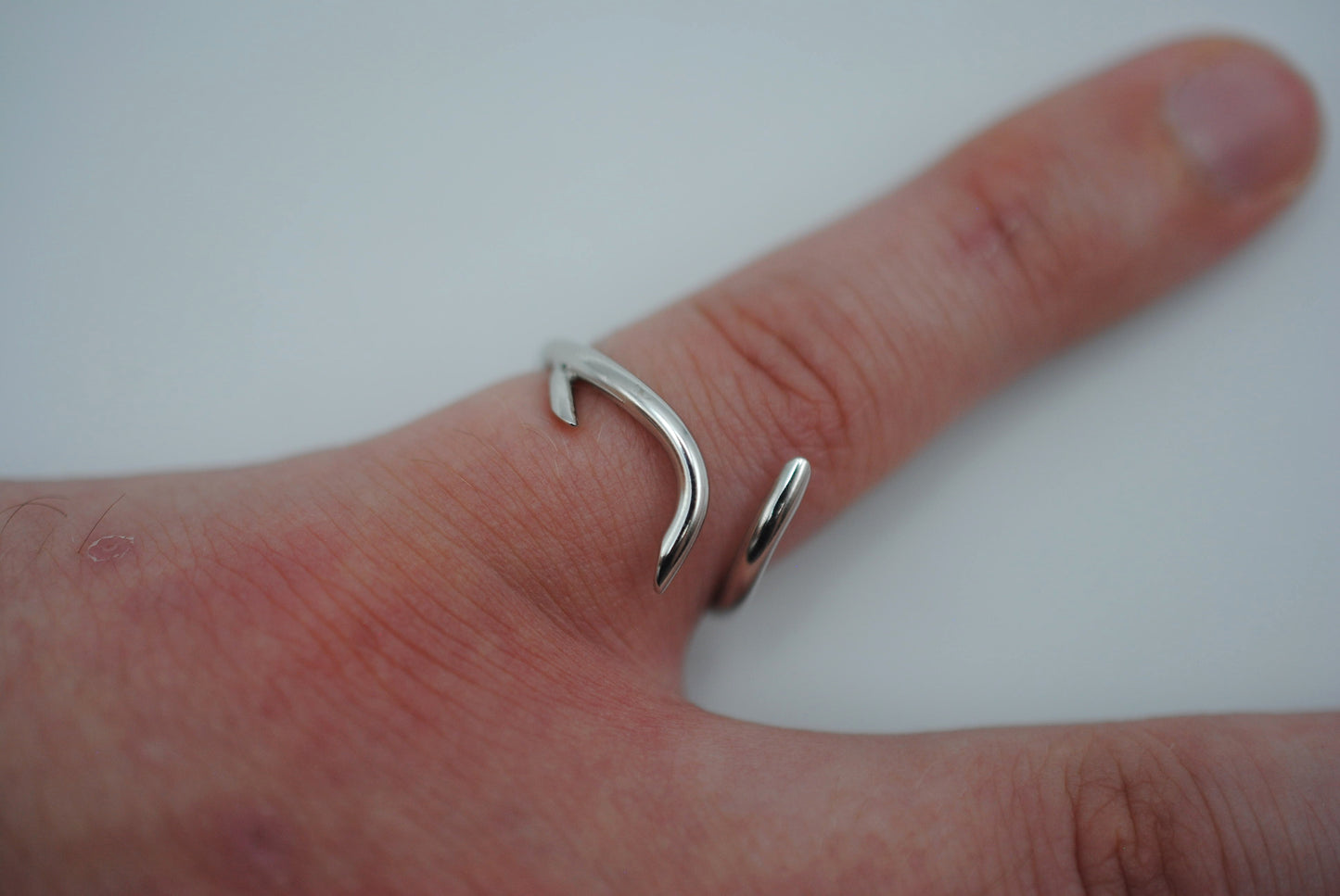 Sprout Rhodium Roots Ring