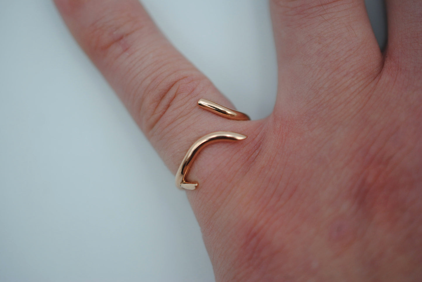 Sprout Rose Gold Roots Ring