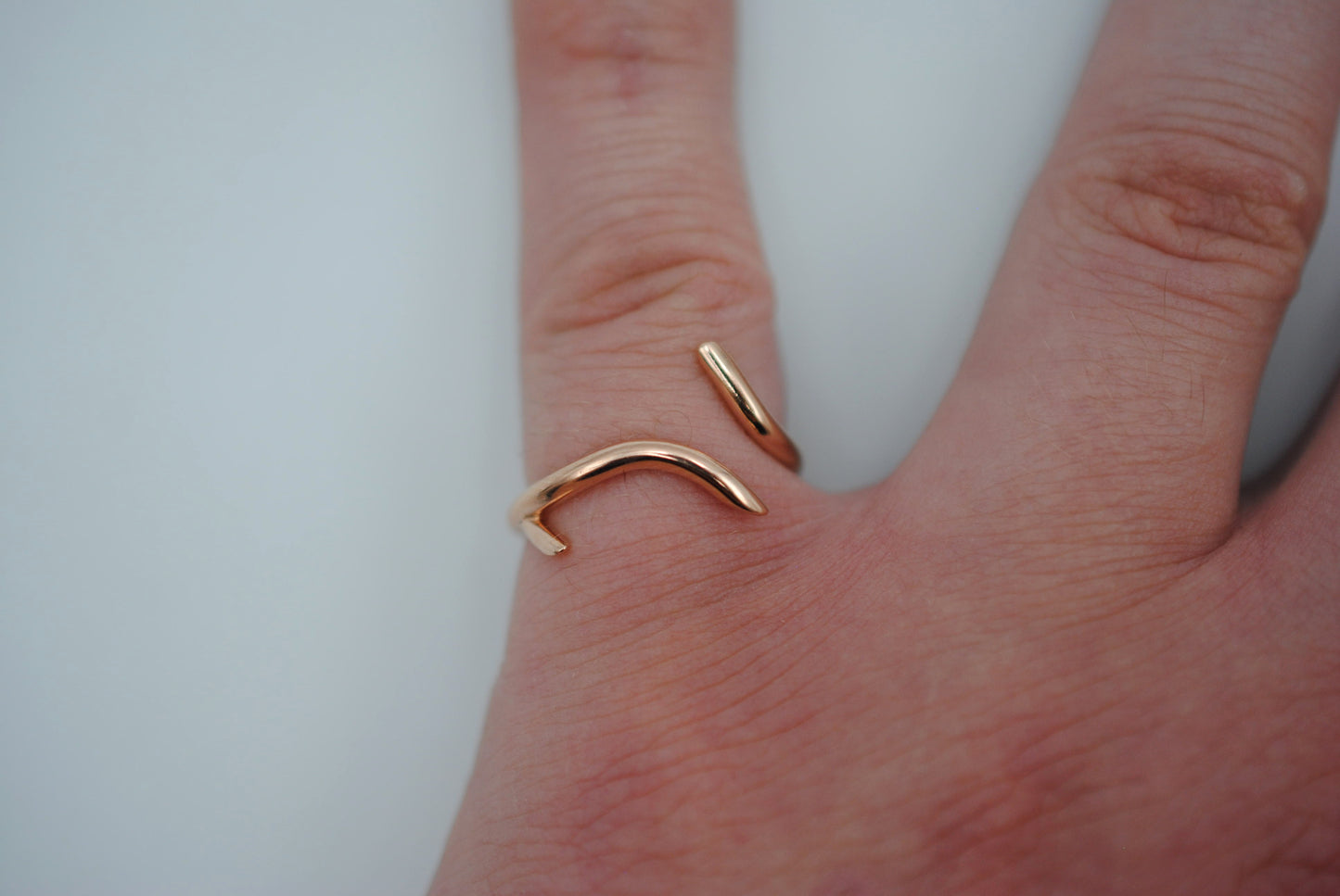 Sprout Rose Gold Roots Ring