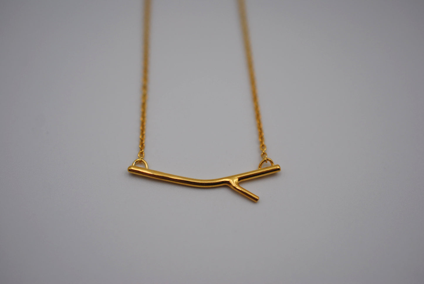 Sprout Yellow Gold Roots Necklace