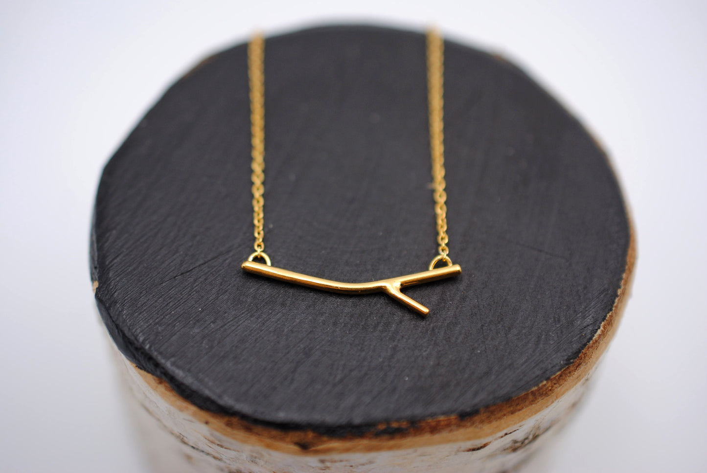 Sprout Yellow Gold Roots Necklace