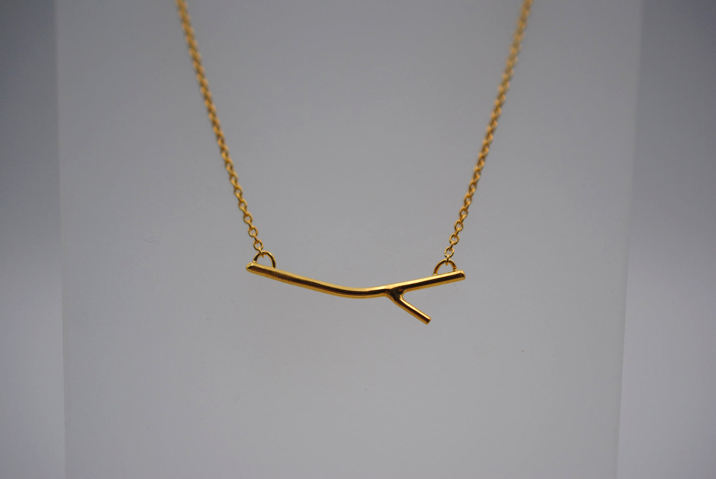 Sprout Yellow Gold Roots Necklace