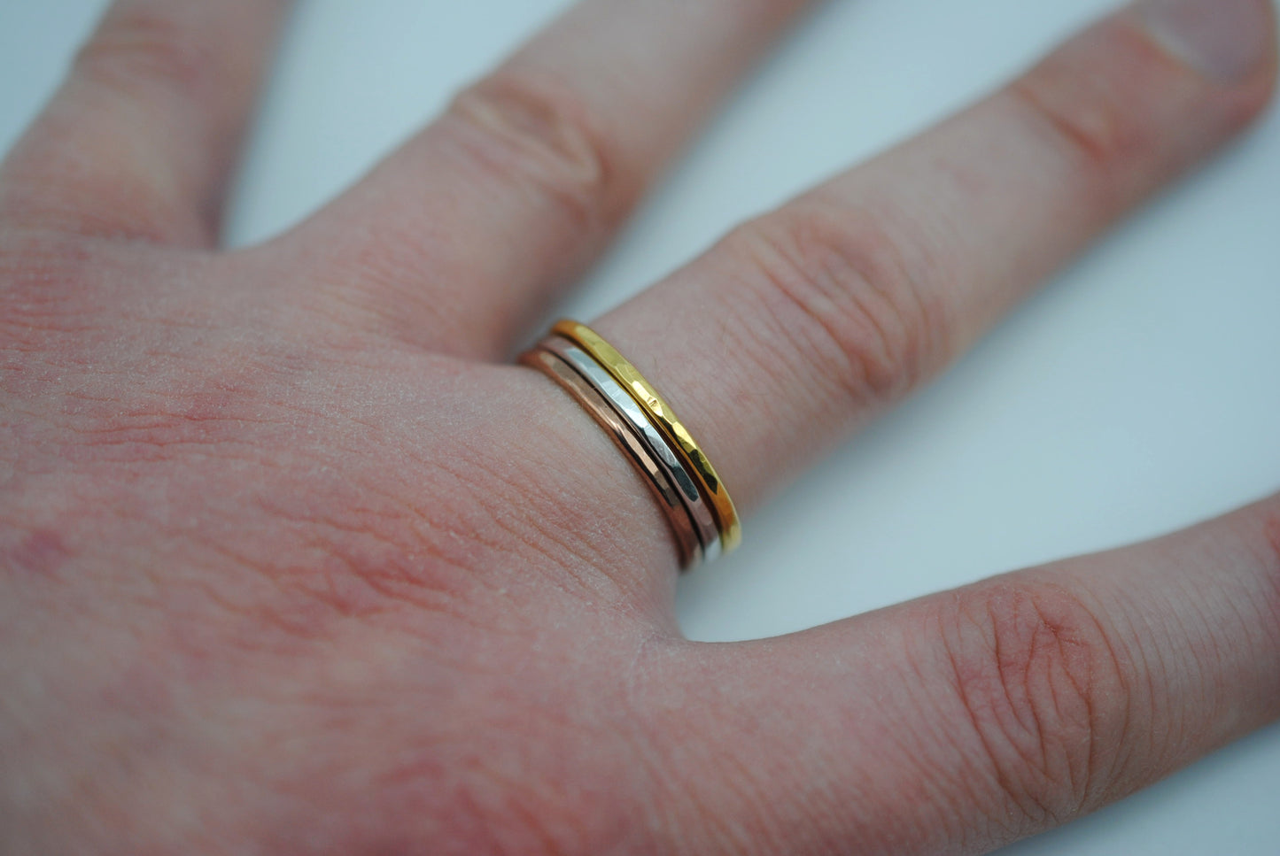 Thick Rose Gold Stacker Ring