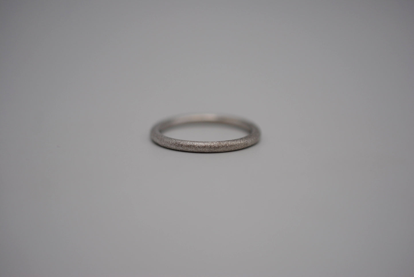 Stardust Rhodium Stacker Ring
