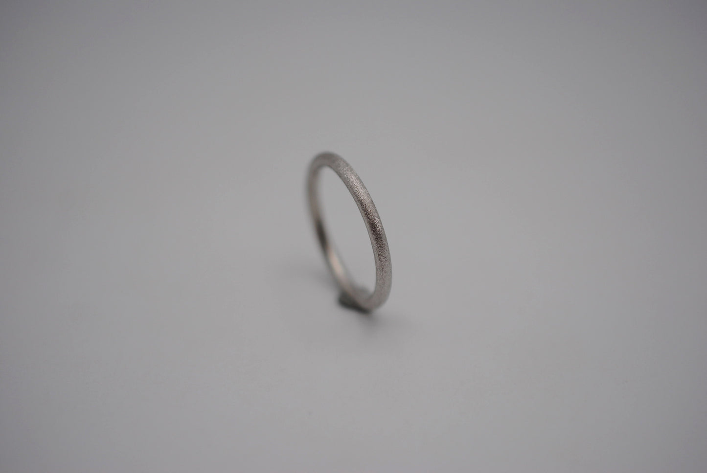 Stardust Rhodium Stacker Ring