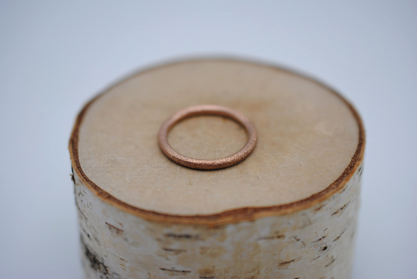Stardust Rose Gold Stacker Ring