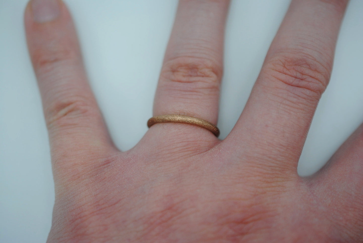 Stardust Rose Gold Stacker Ring