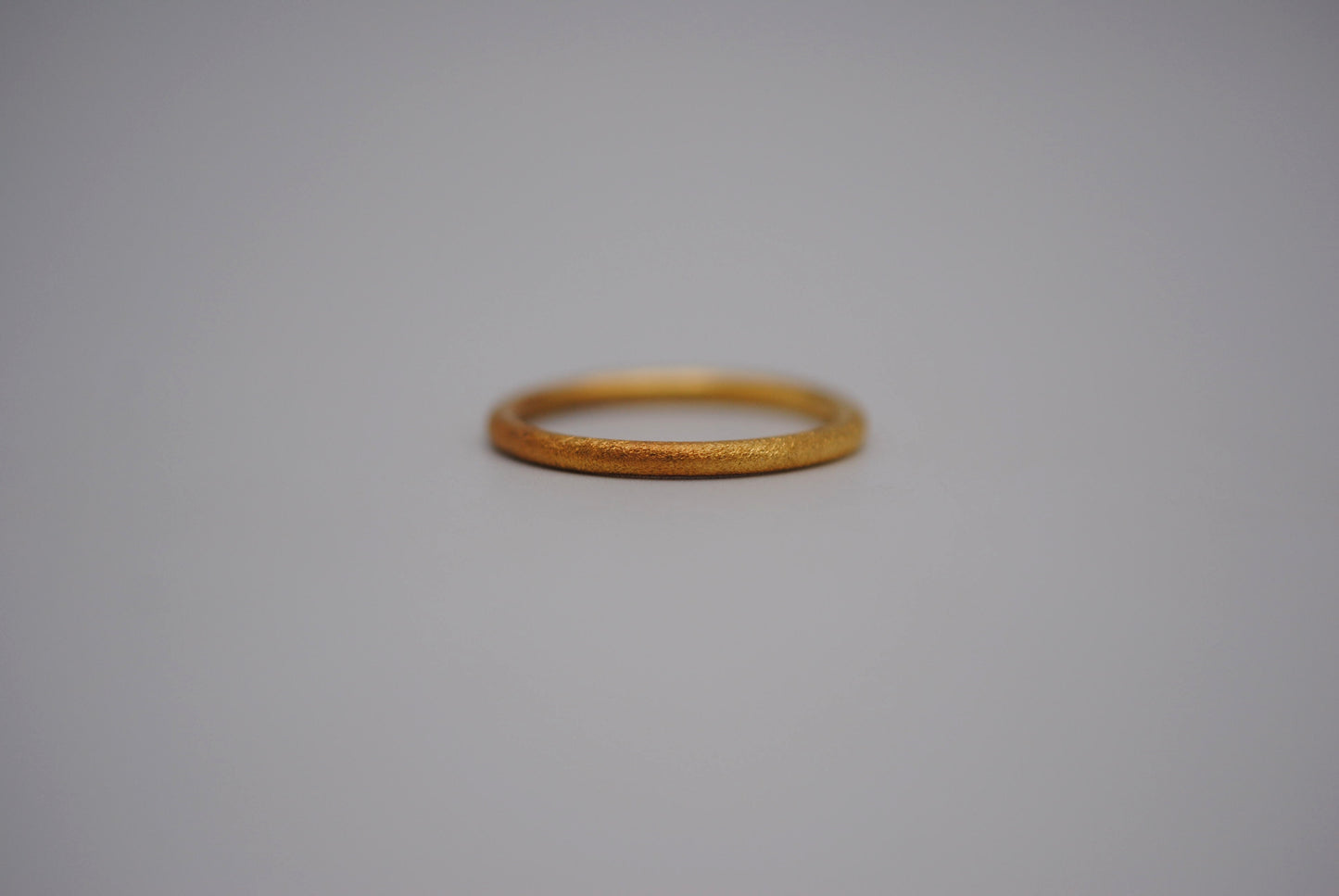 Stardust Yellow Gold Stacker Ring