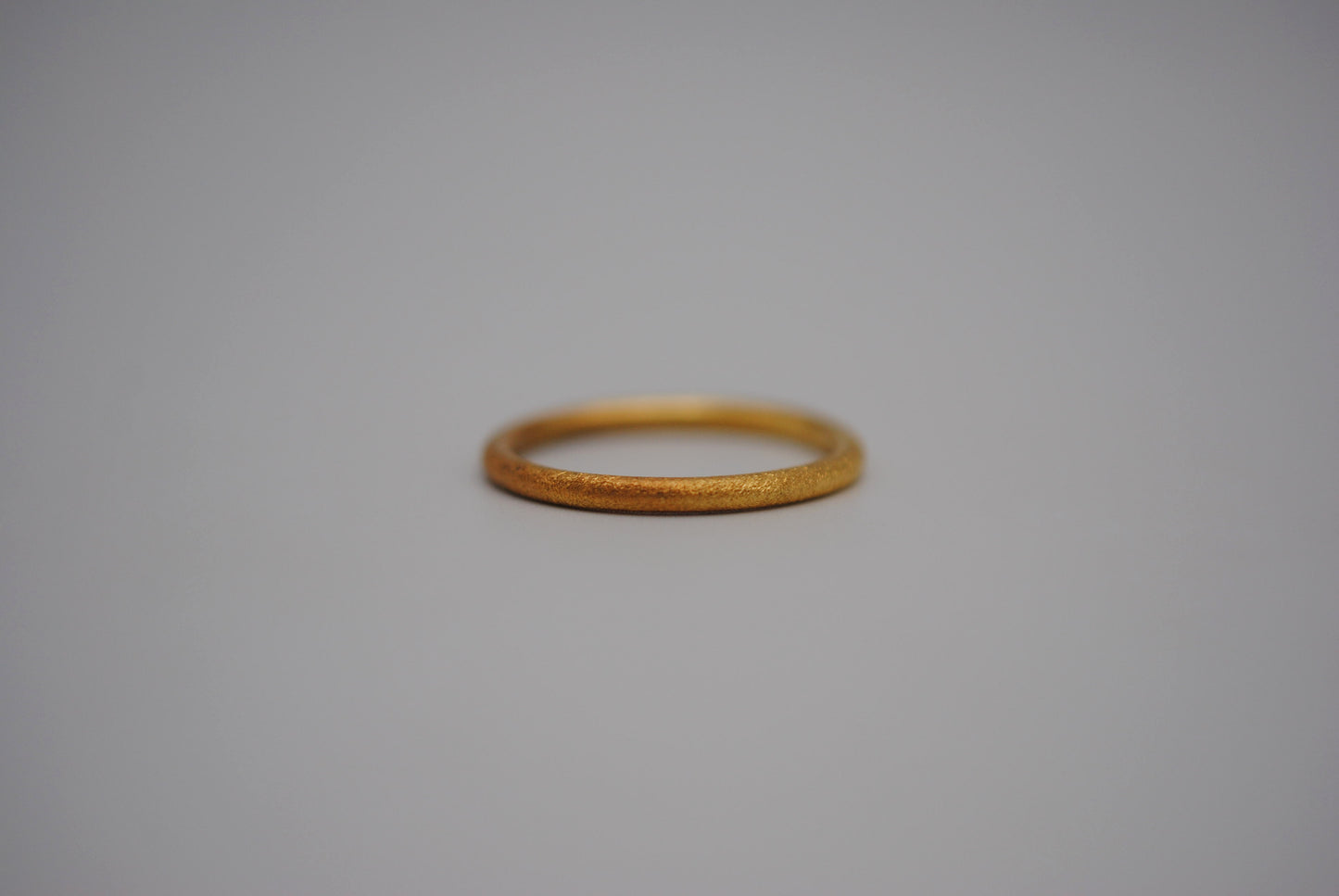 Stardust Yellow Gold Stacker Ring