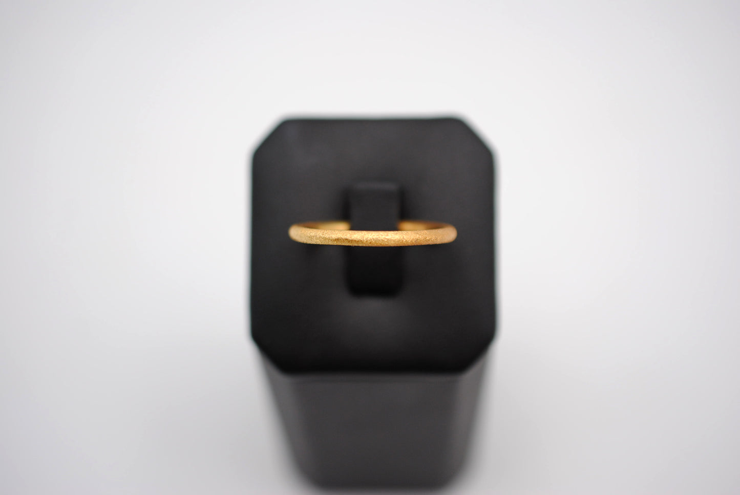 Stardust Yellow Gold Stacker Ring