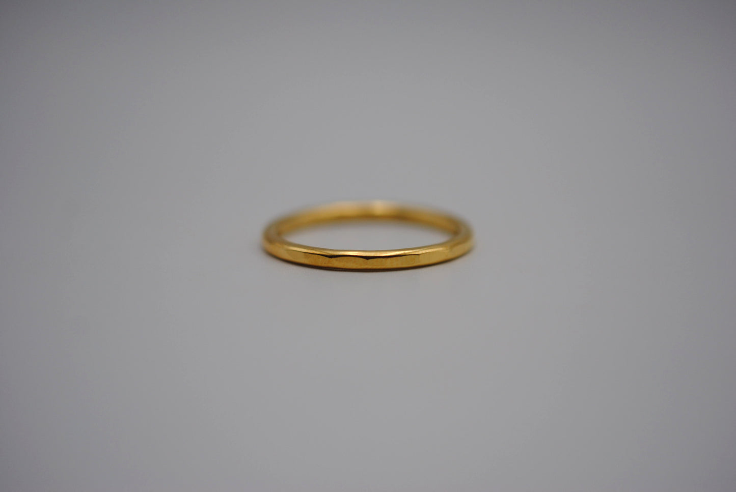 Thicker Yellow Gold Stacker Ring