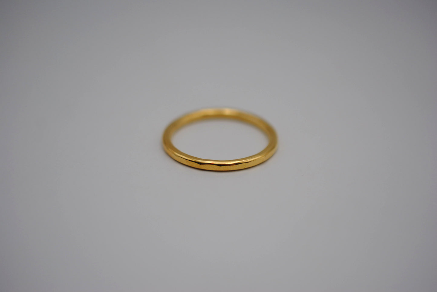 Thicker Yellow Gold Stacker Ring