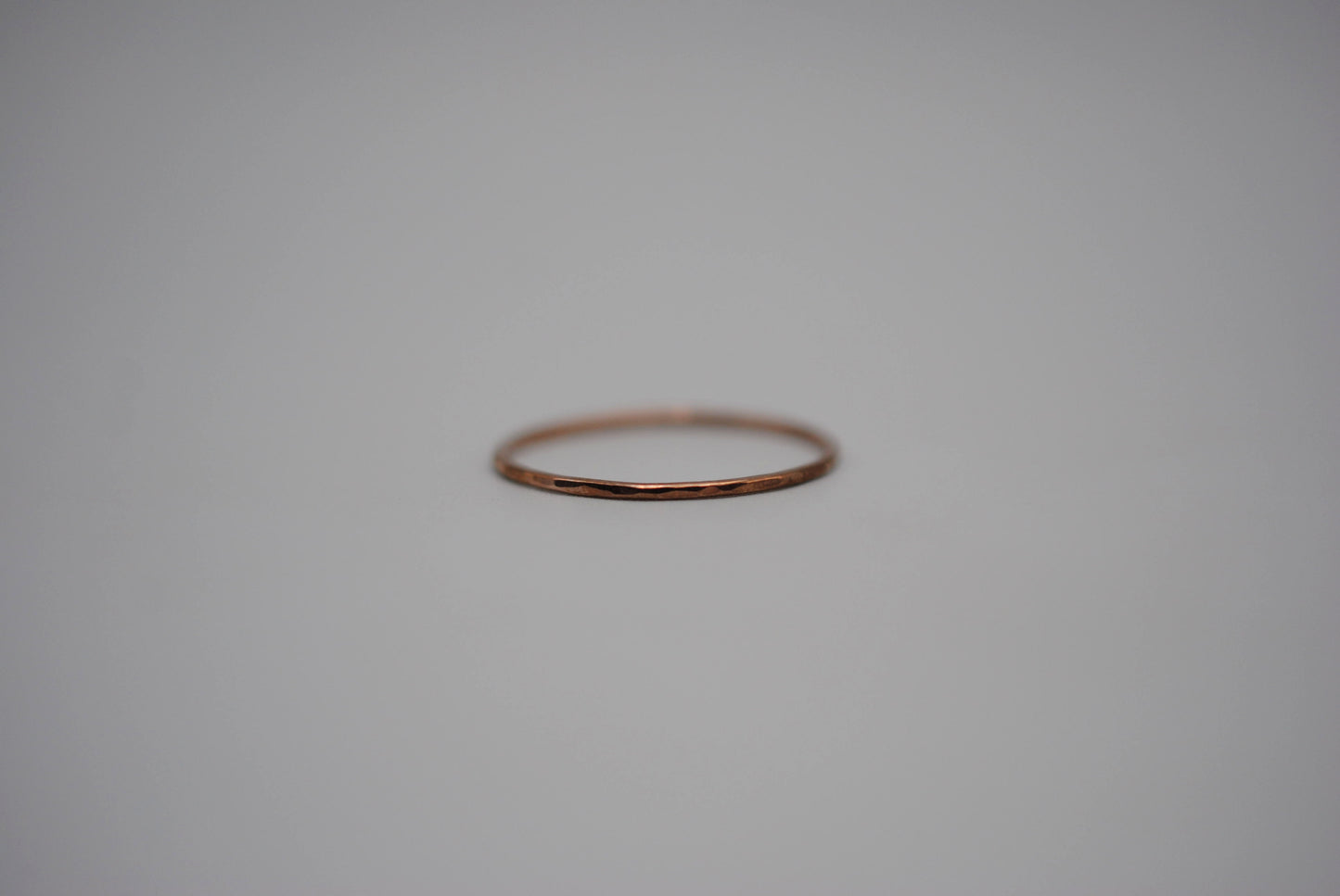 Thin Rose Gold Stacker Ring