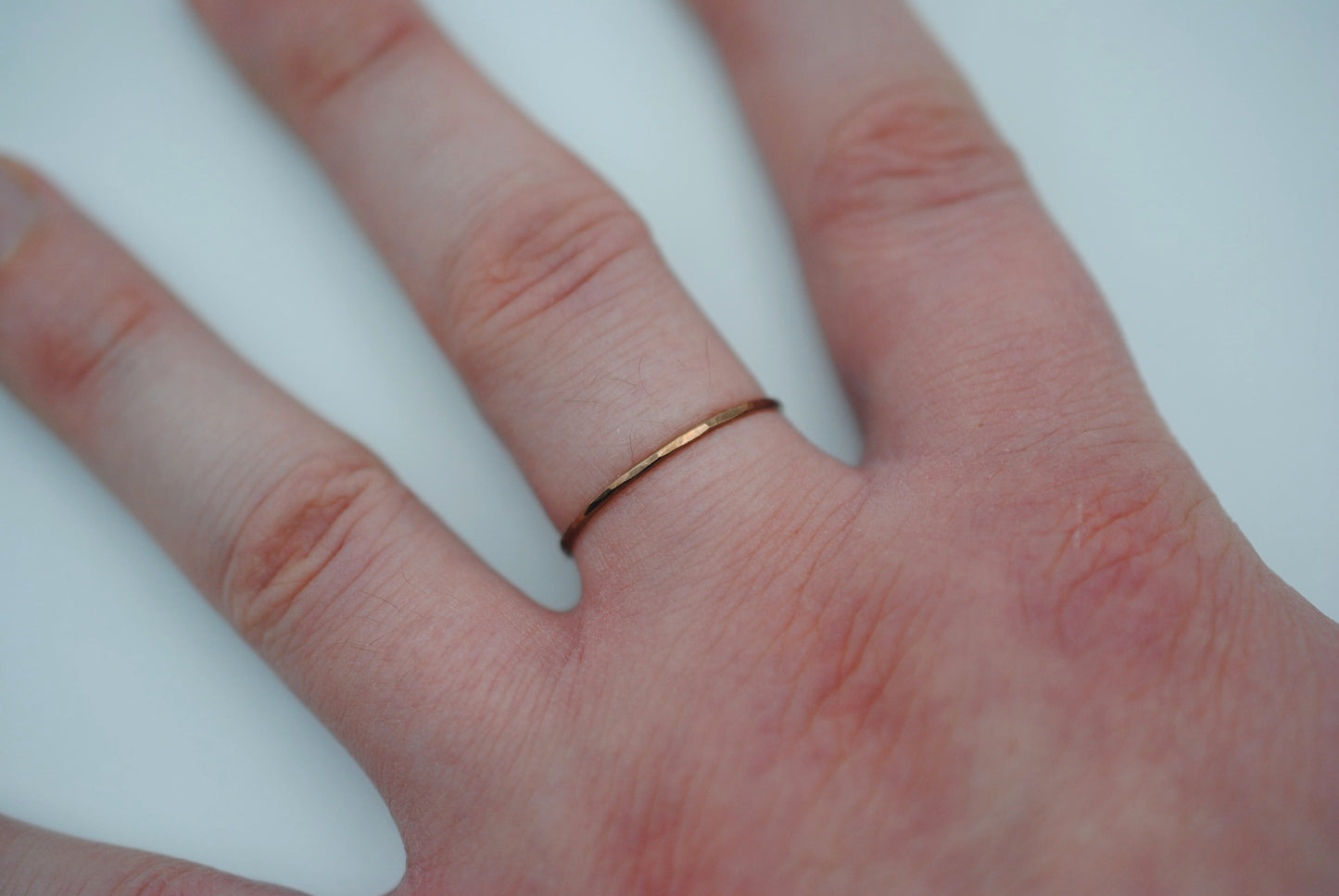 Thin Rose Gold Stacker Ring