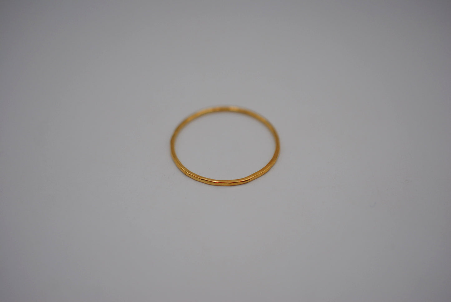 Thin Yellow Gold Stacker Ring