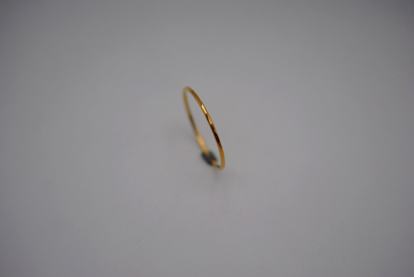 Thin Yellow Gold Stacker Ring