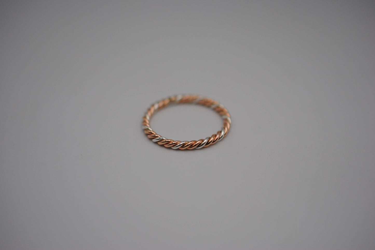 Three Tone Rope Ring