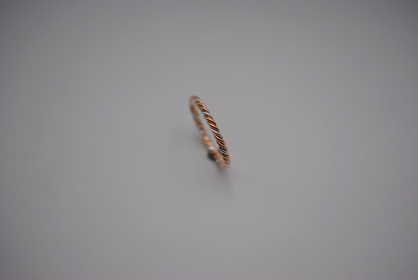 Three Tone Rope Ring